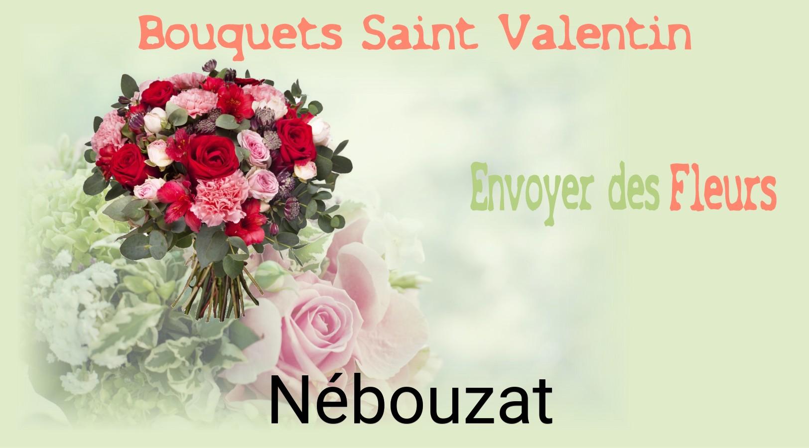 Roses de Saint-Valentin livrées à Nébouzat
